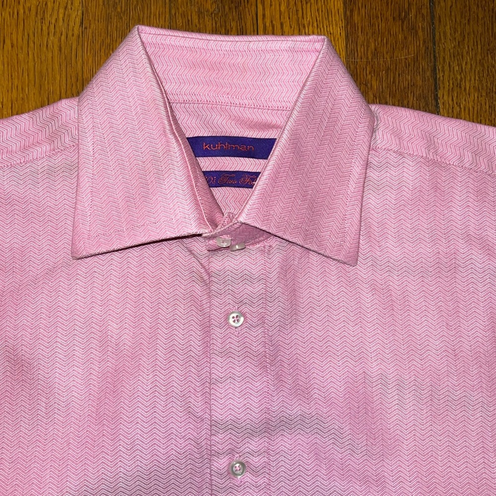 Kuhlman Pink Dress Shirt Size 41